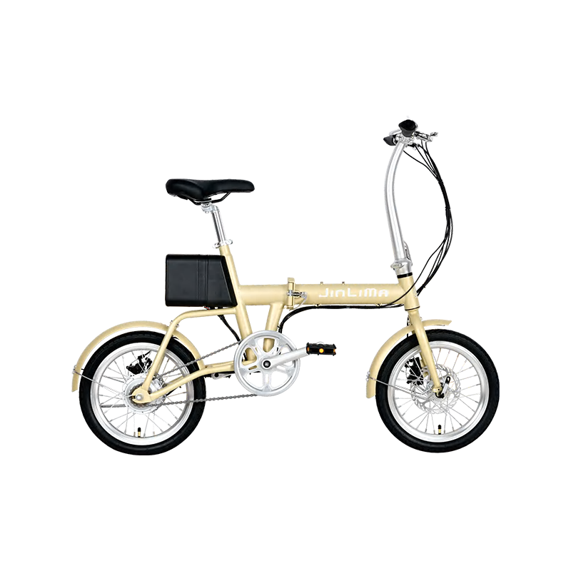 HyB-036 16 "Khung sắt đôi vành nhôm LED Dashboard E-Bike